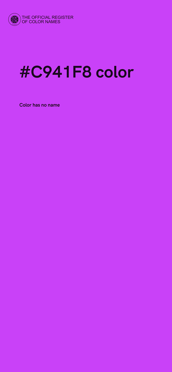 #C941F8 color image