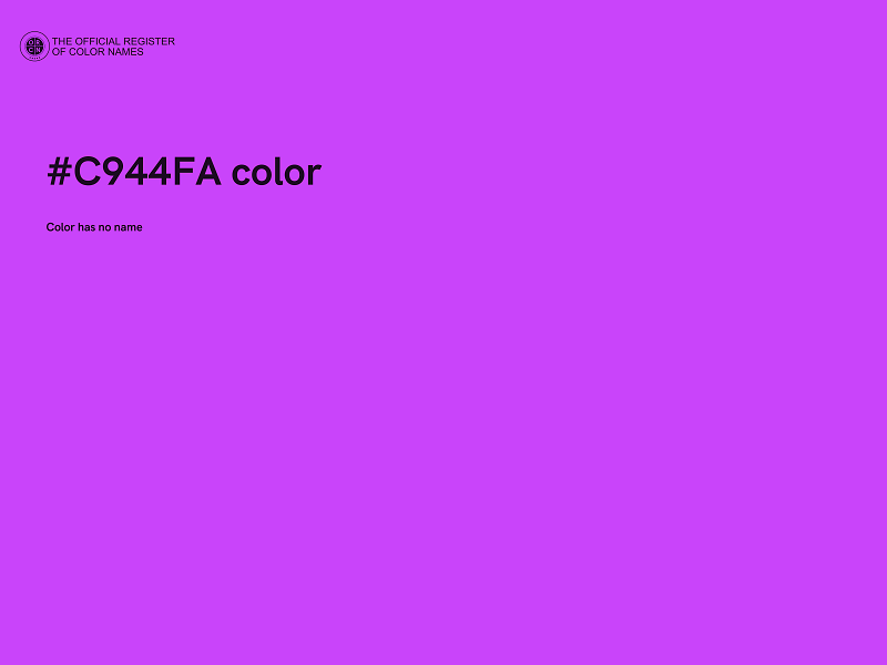 #C944FA color image