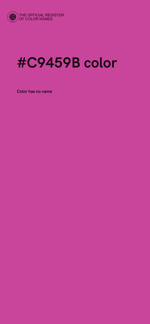 #C9459B color image