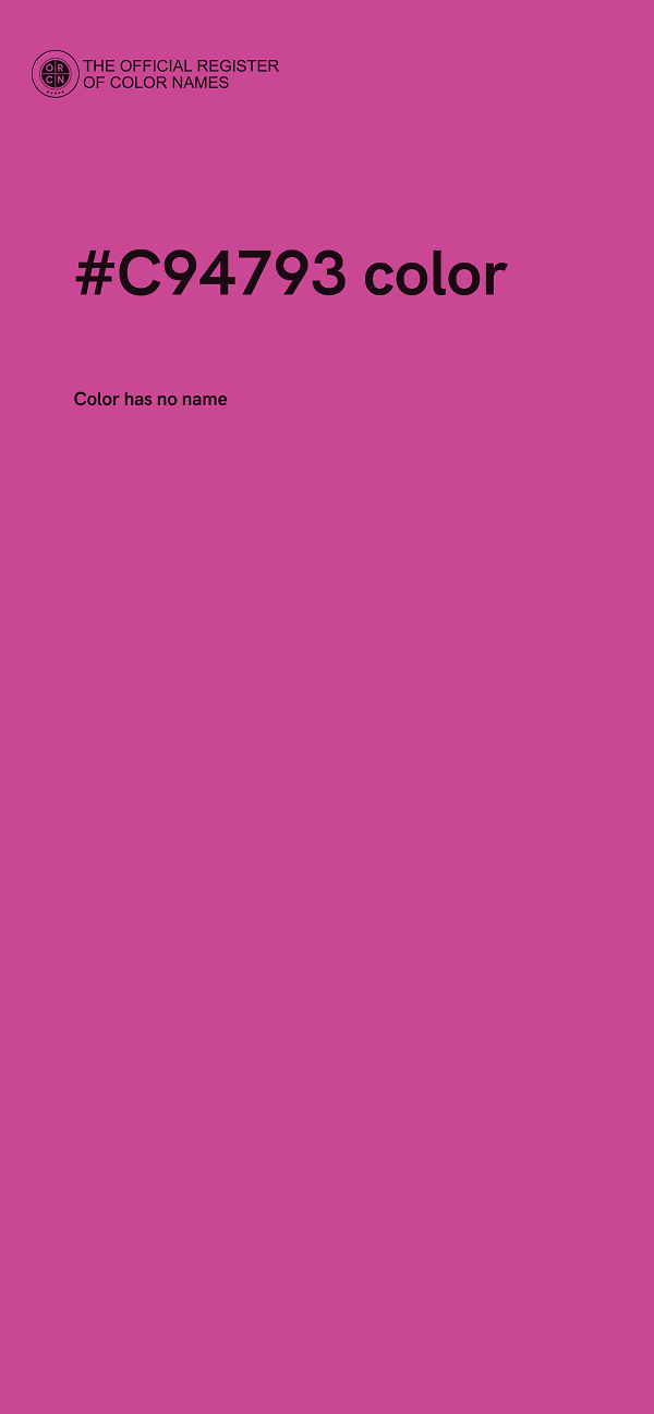 #C94793 color image