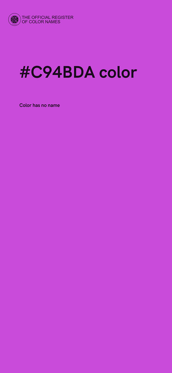 #C94BDA color image