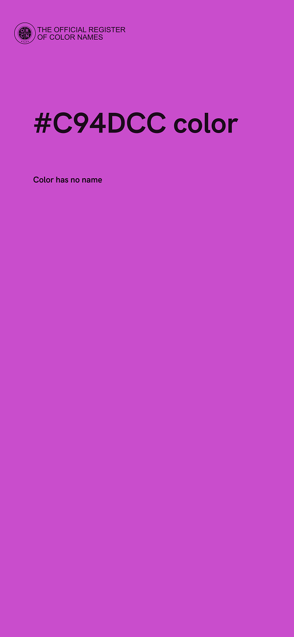 #C94DCC color image
