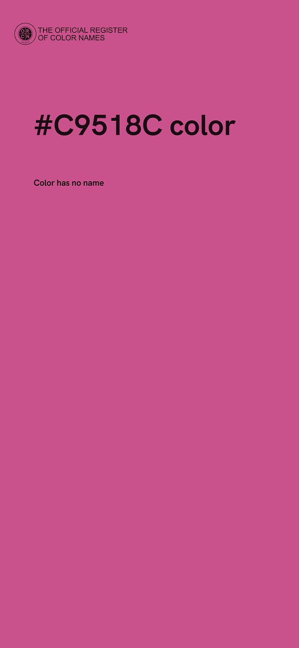 #C9518C color image