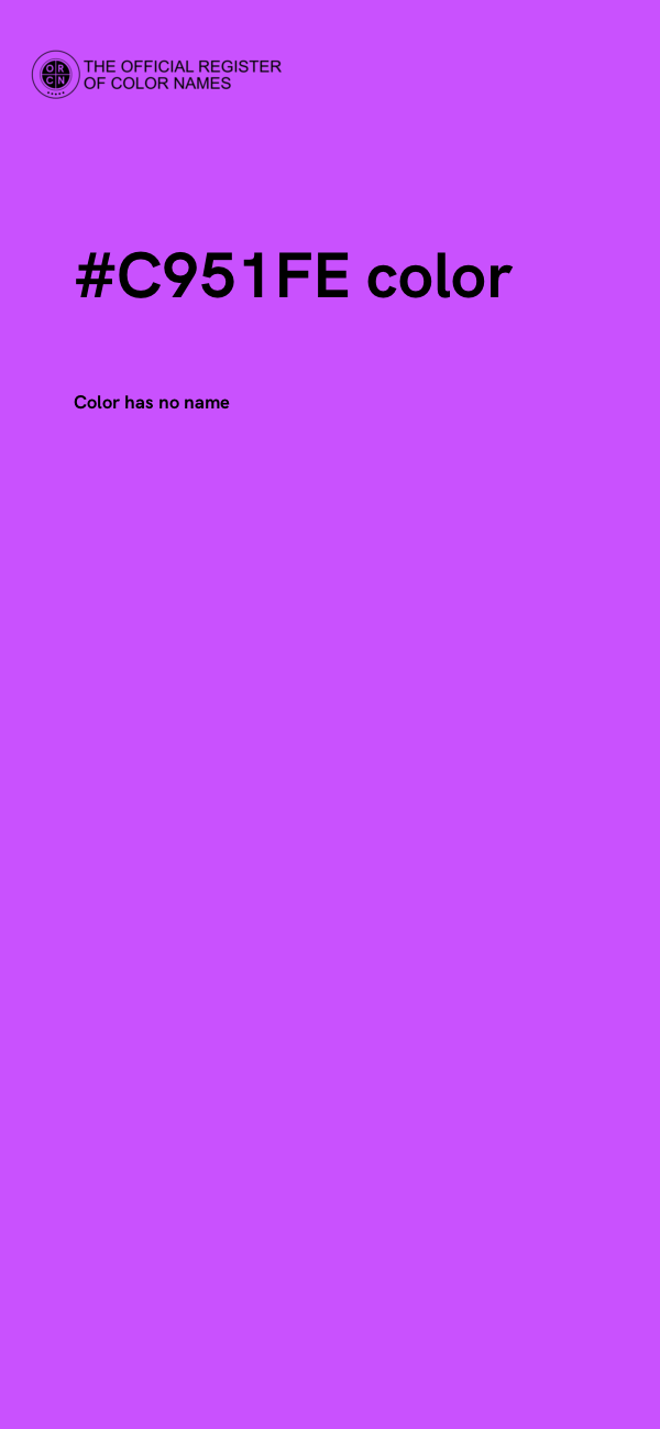 #C951FE color image