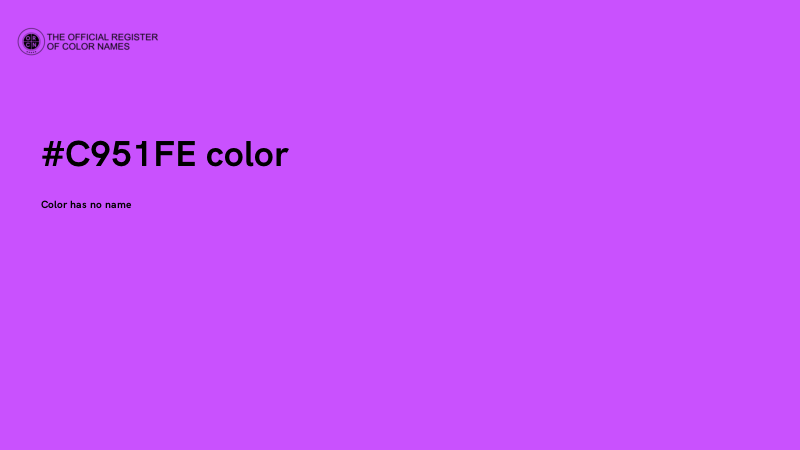 #C951FE color image