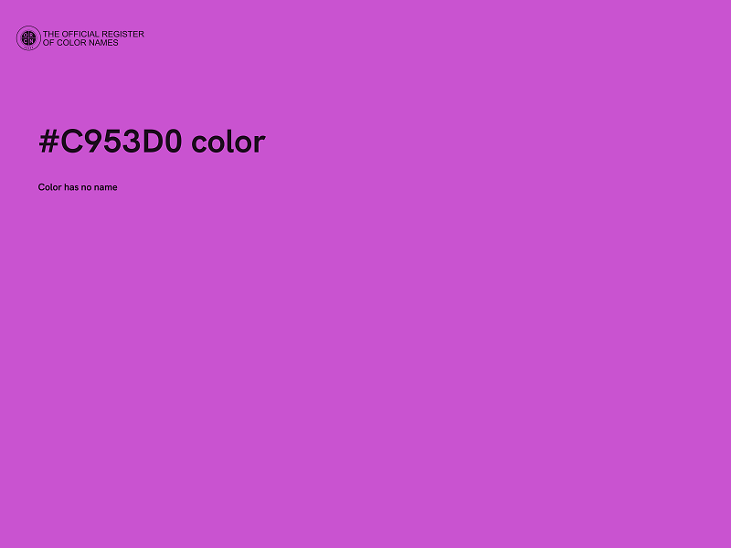 #C953D0 color image