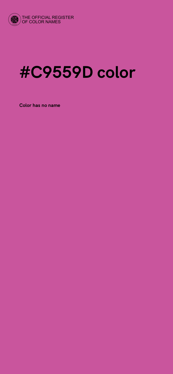 #C9559D color image