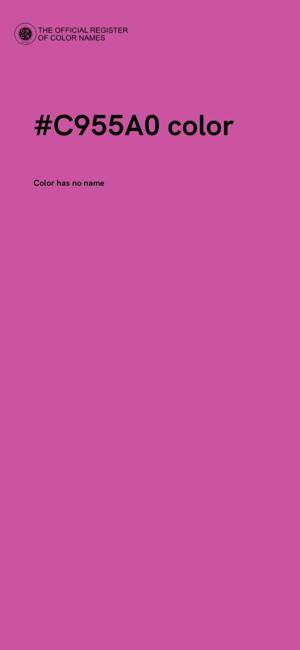 #C955A0 color image