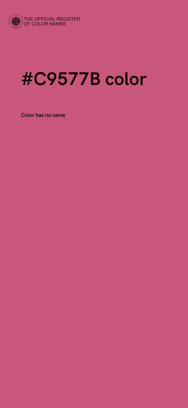 #C9577B color image
