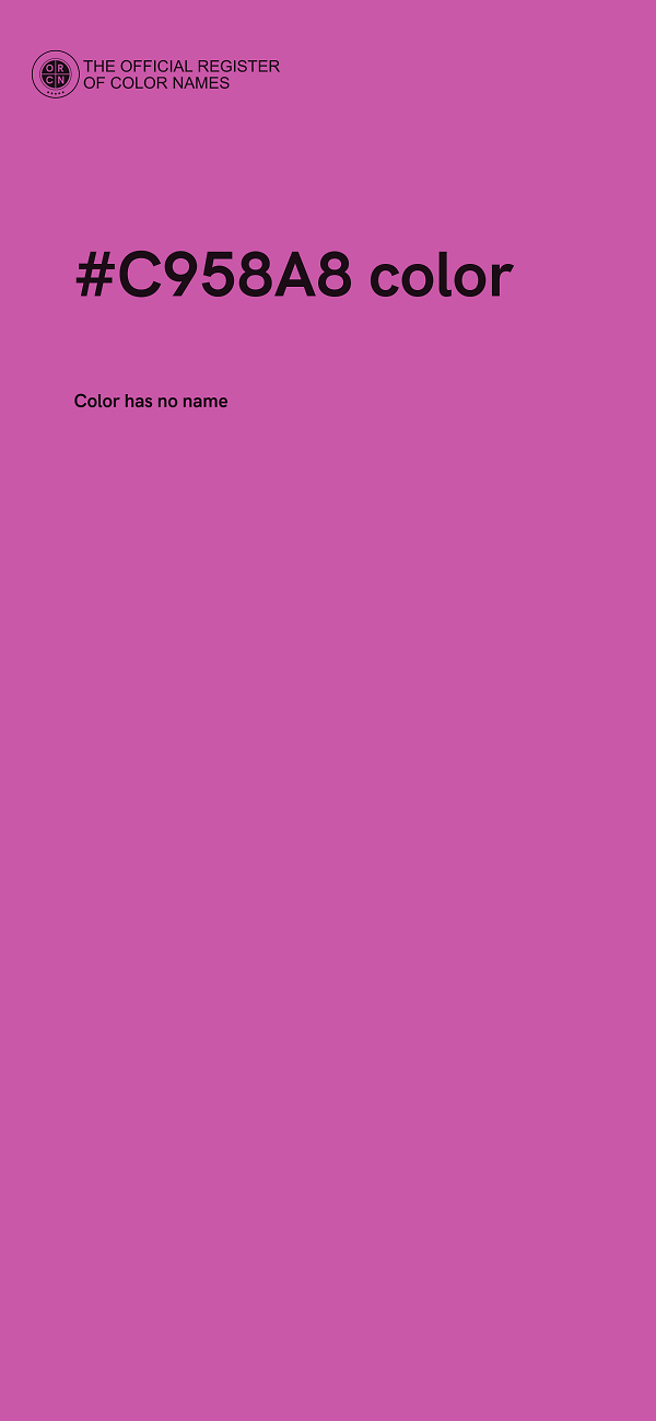 #C958A8 color image