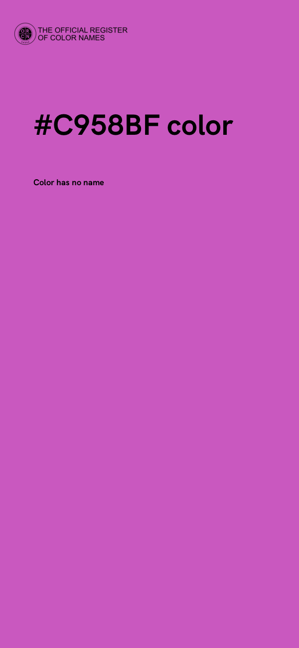 #C958BF color image