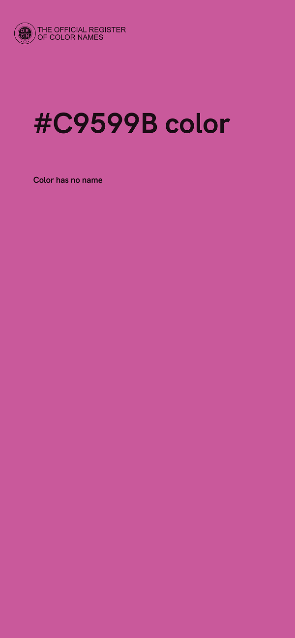 #C9599B color image