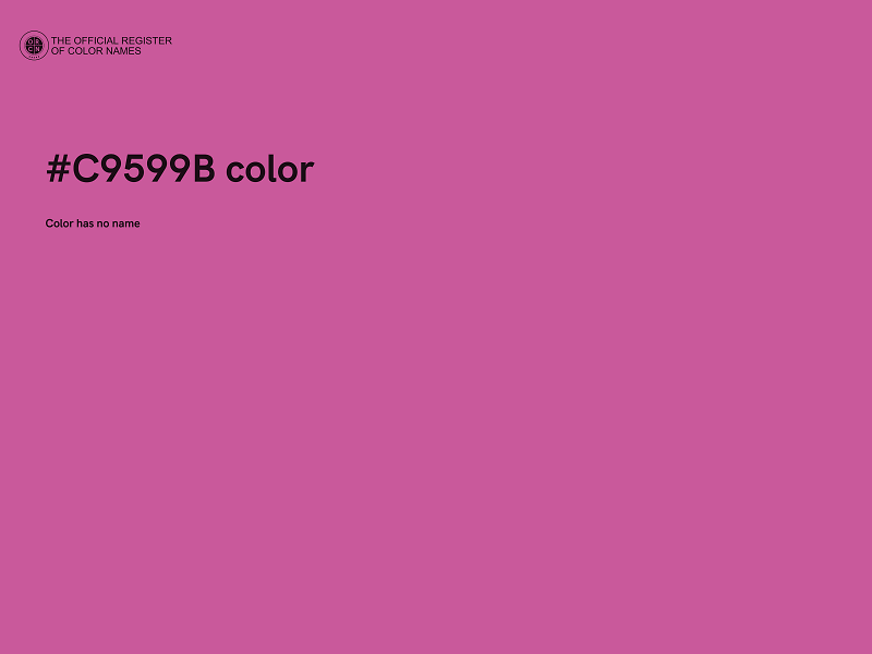 #C9599B color image