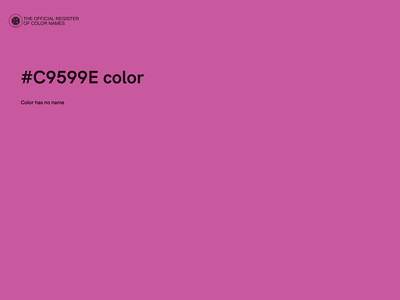 #C9599E color image