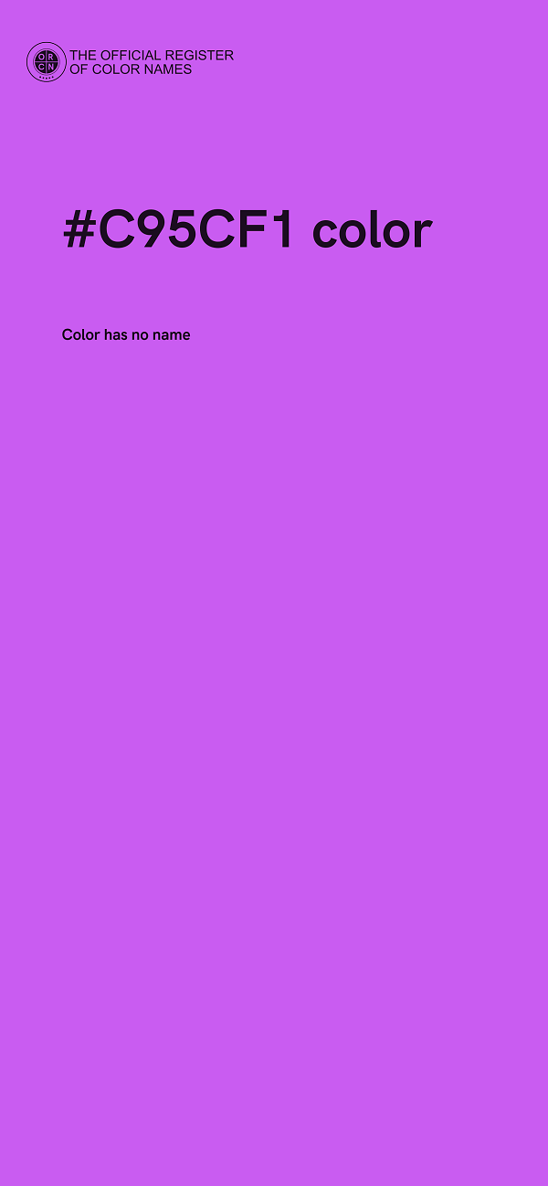 #C95CF1 color image