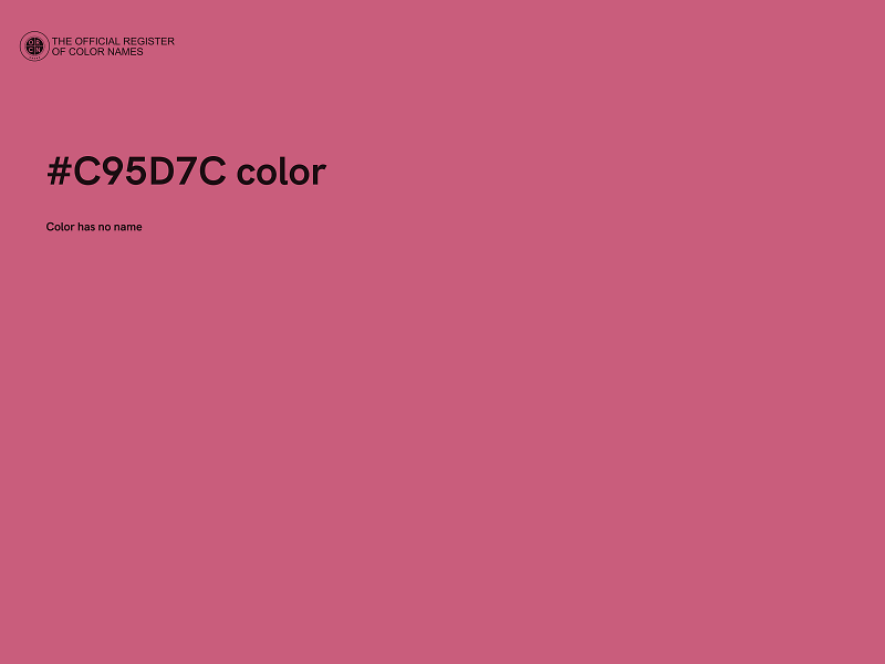 #C95D7C color image