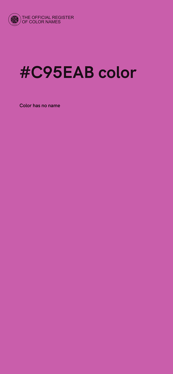 #C95EAB color image