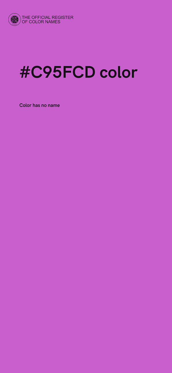 #C95FCD color image