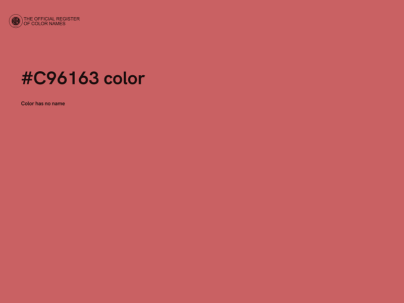 #C96163 color image