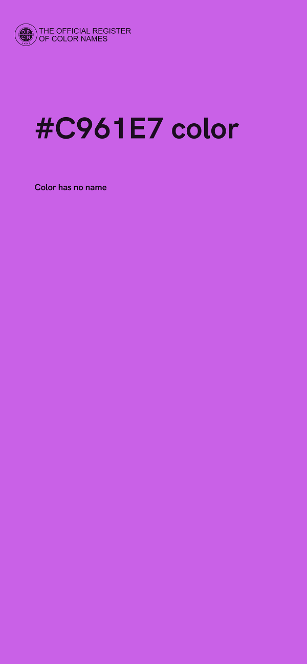 #C961E7 color image