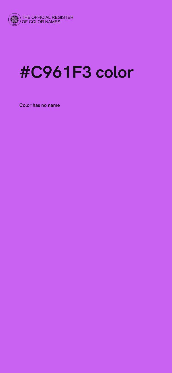 #C961F3 color image