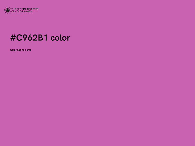 #C962B1 color image