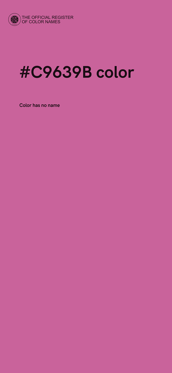 #C9639B color image