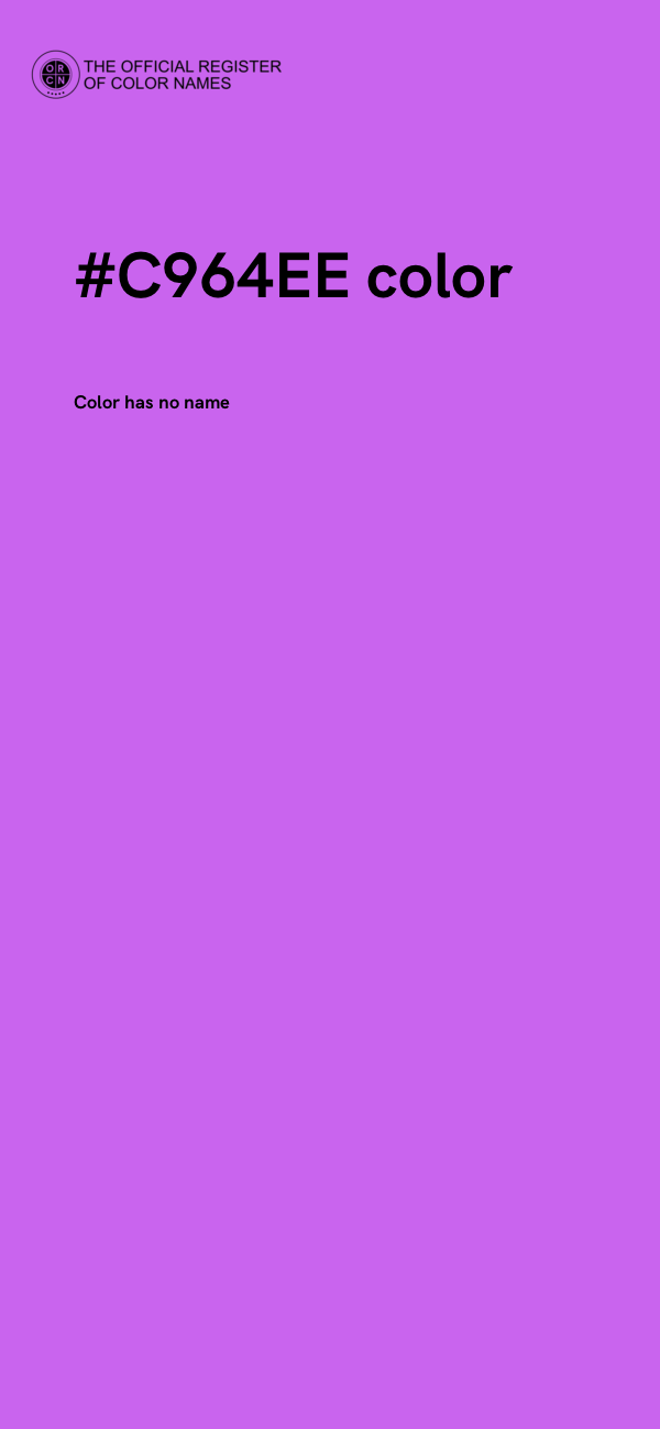 #C964EE color image