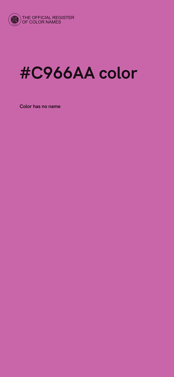 #C966AA color image