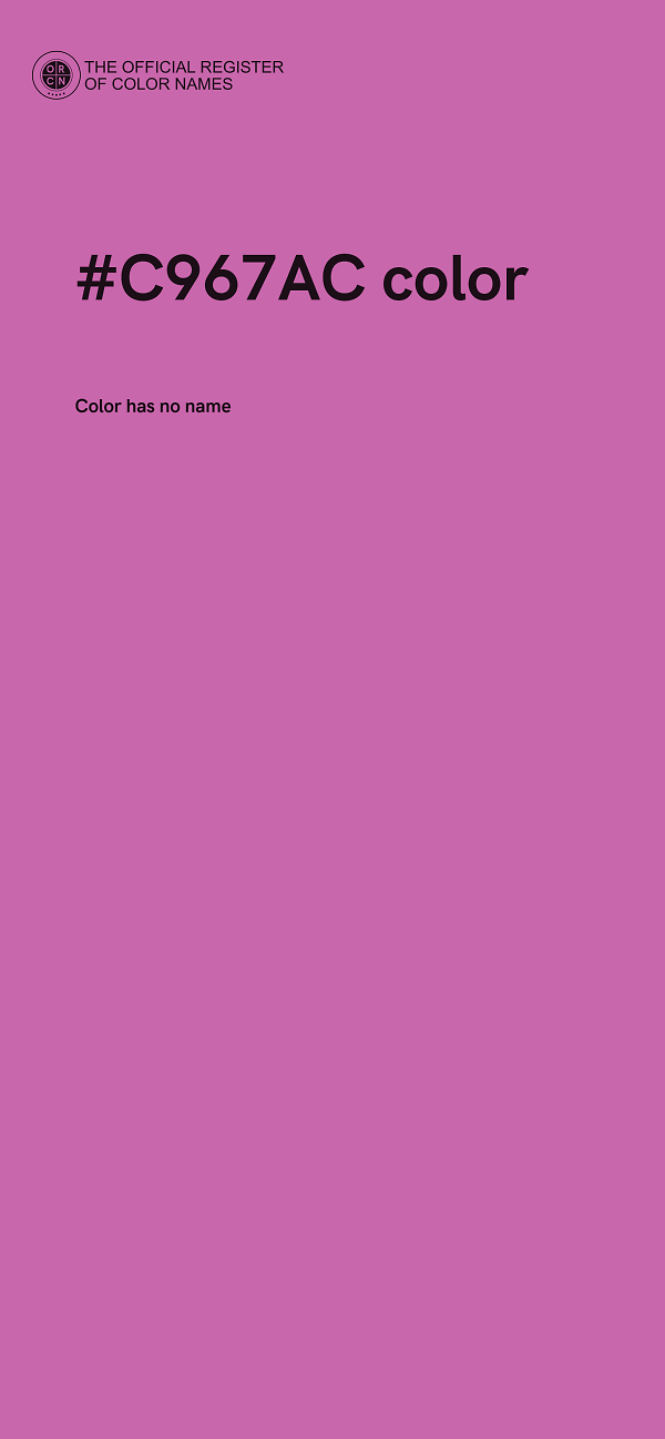 #C967AC color image