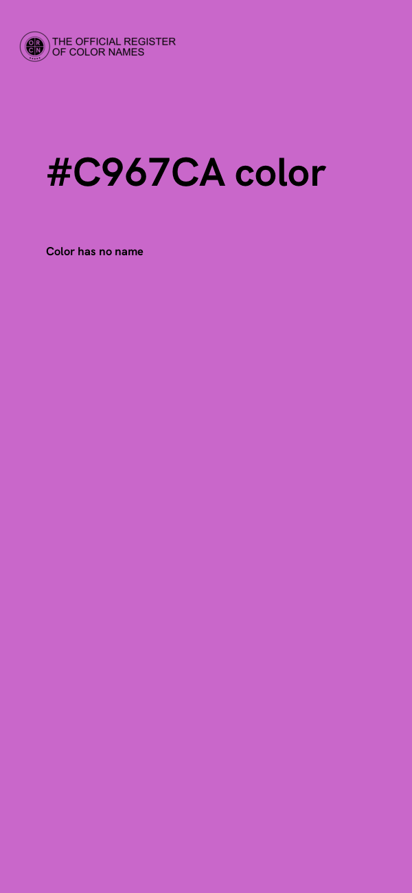 #C967CA color image