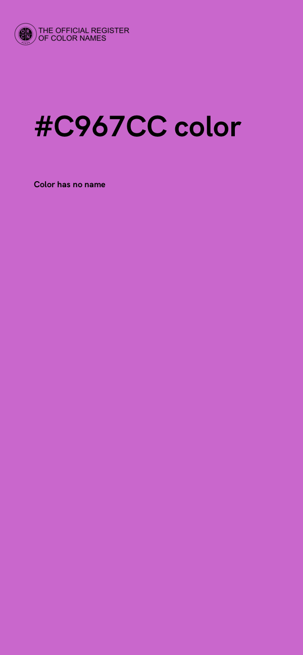 #C967CC color image