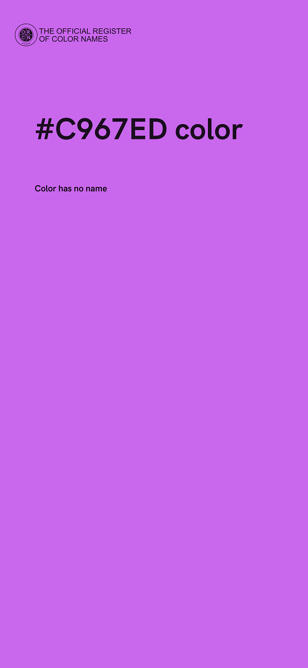 #C967ED color image