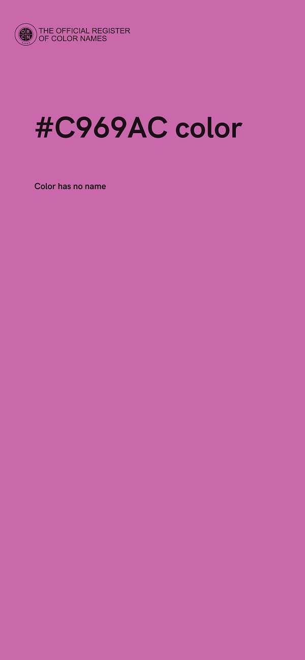 #C969AC color image