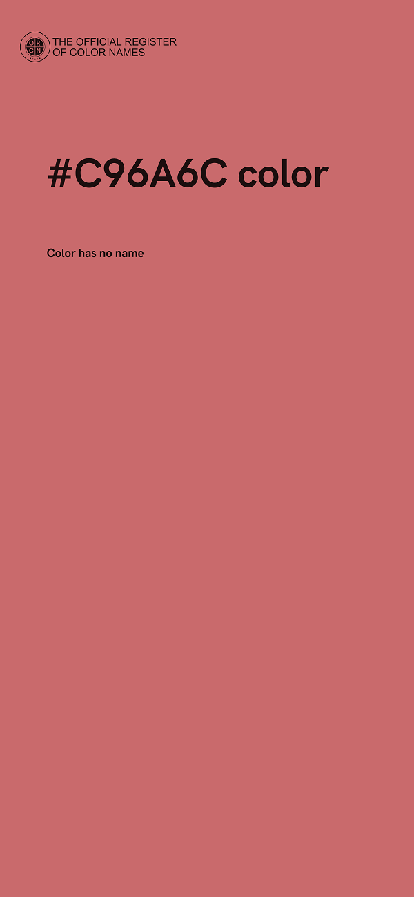 #C96A6C color image