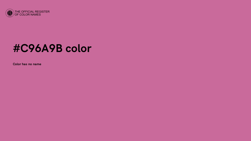 #C96A9B color image