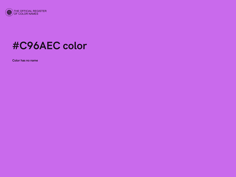 #C96AEC color image
