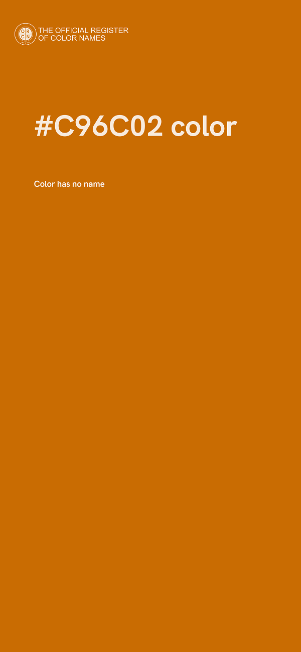 #C96C02 color image