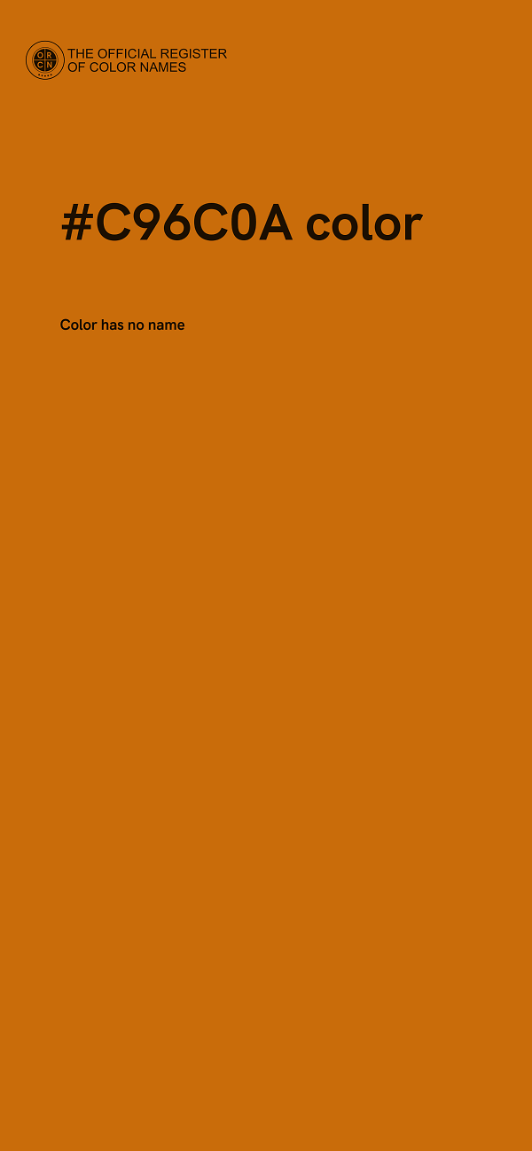 #C96C0A color image