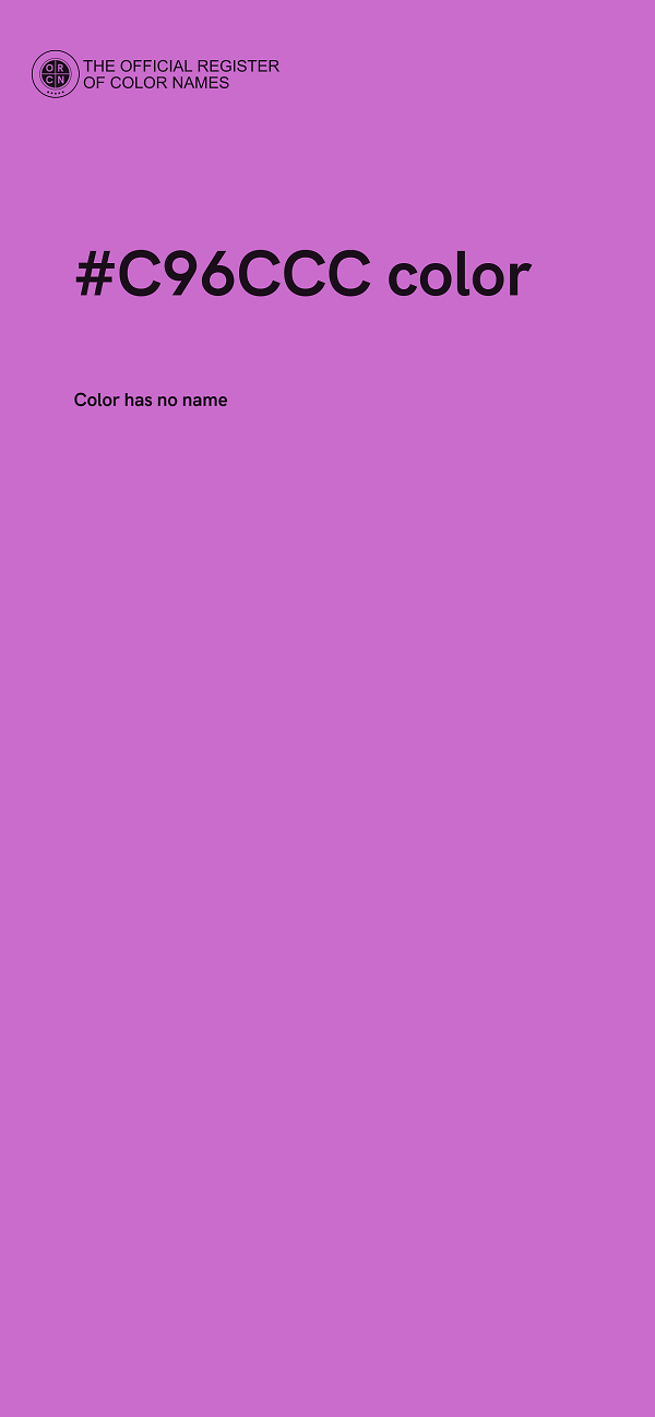 #C96CCC color image