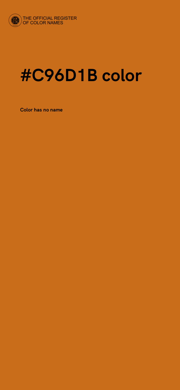 #C96D1B color image