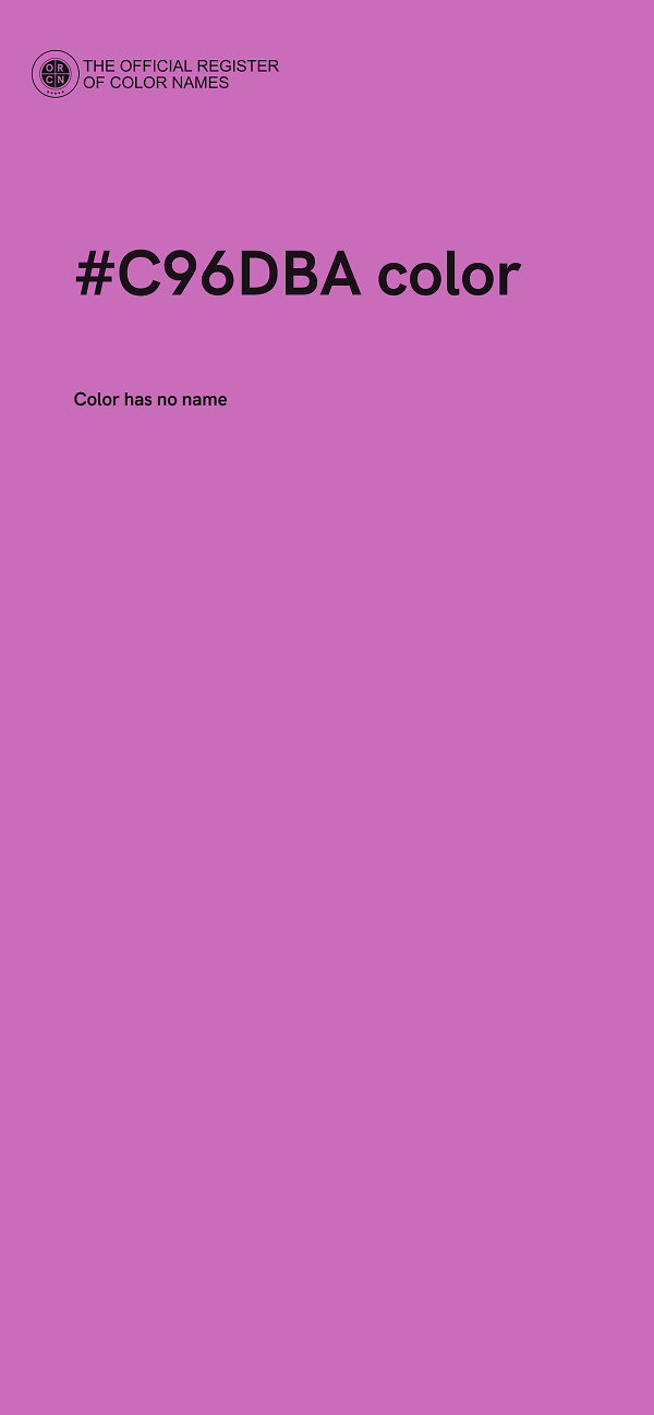 #C96DBA color image