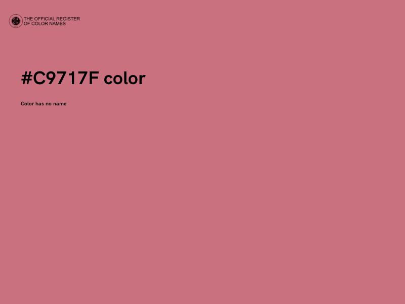 #C9717F color image