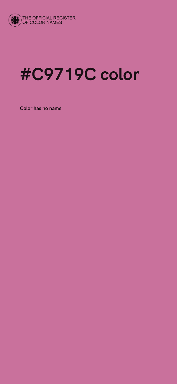 #C9719C color image