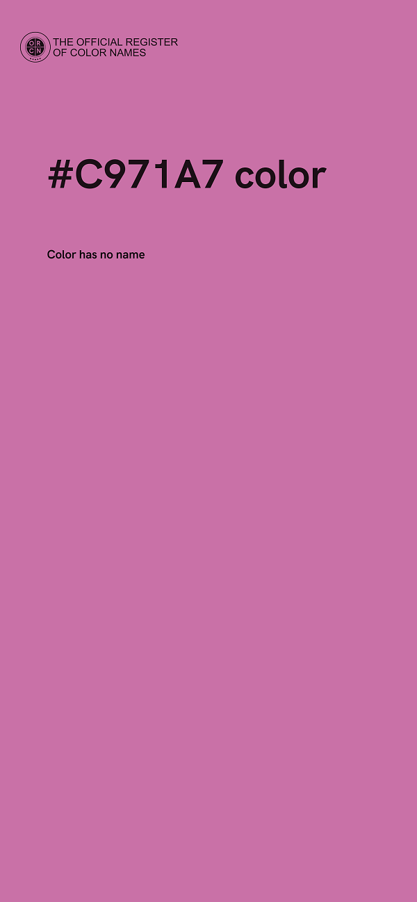 #C971A7 color image