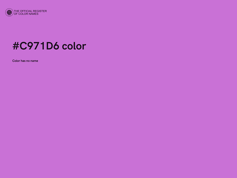 #C971D6 color image