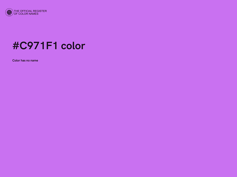 #C971F1 color image