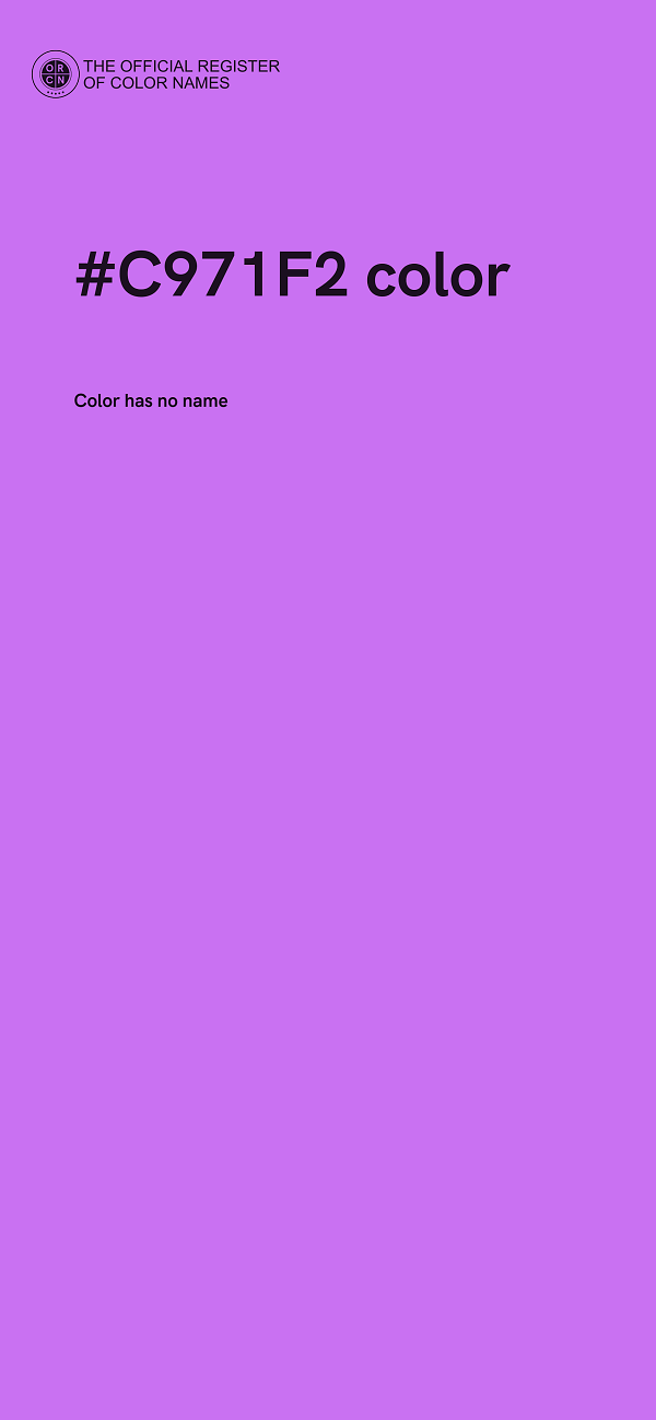 #C971F2 color image