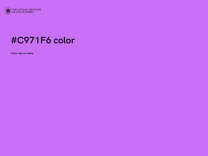 #C971F6 color image