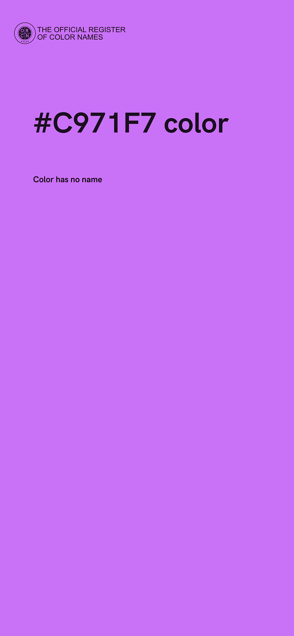 #C971F7 color image